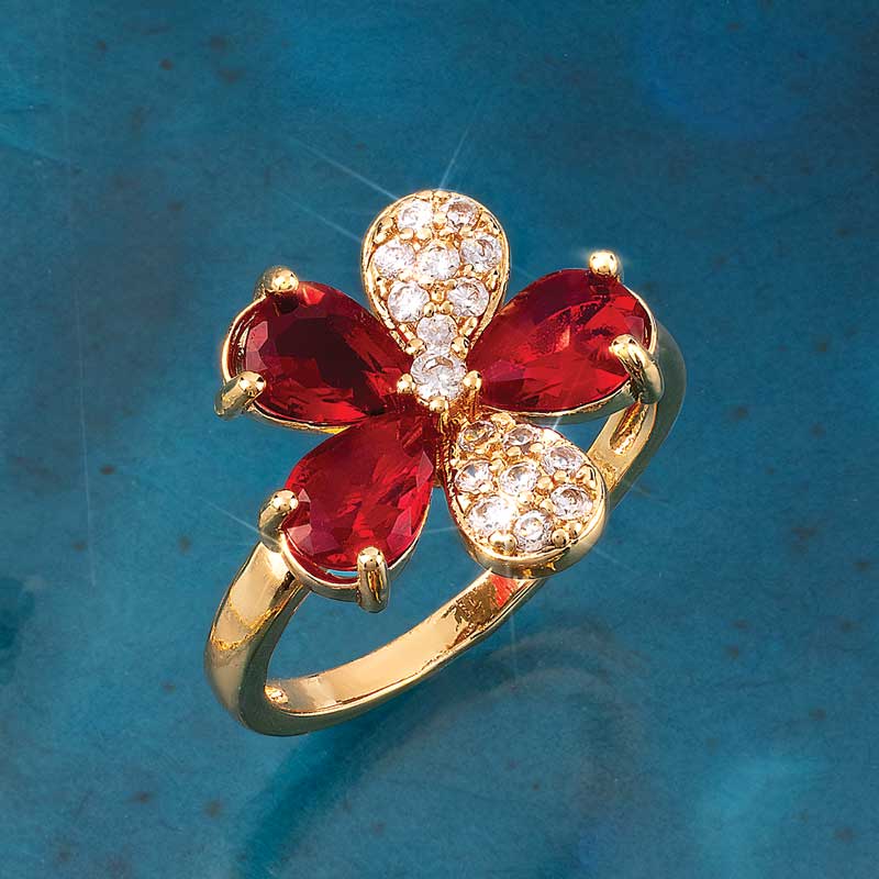 Passion Flower Ring